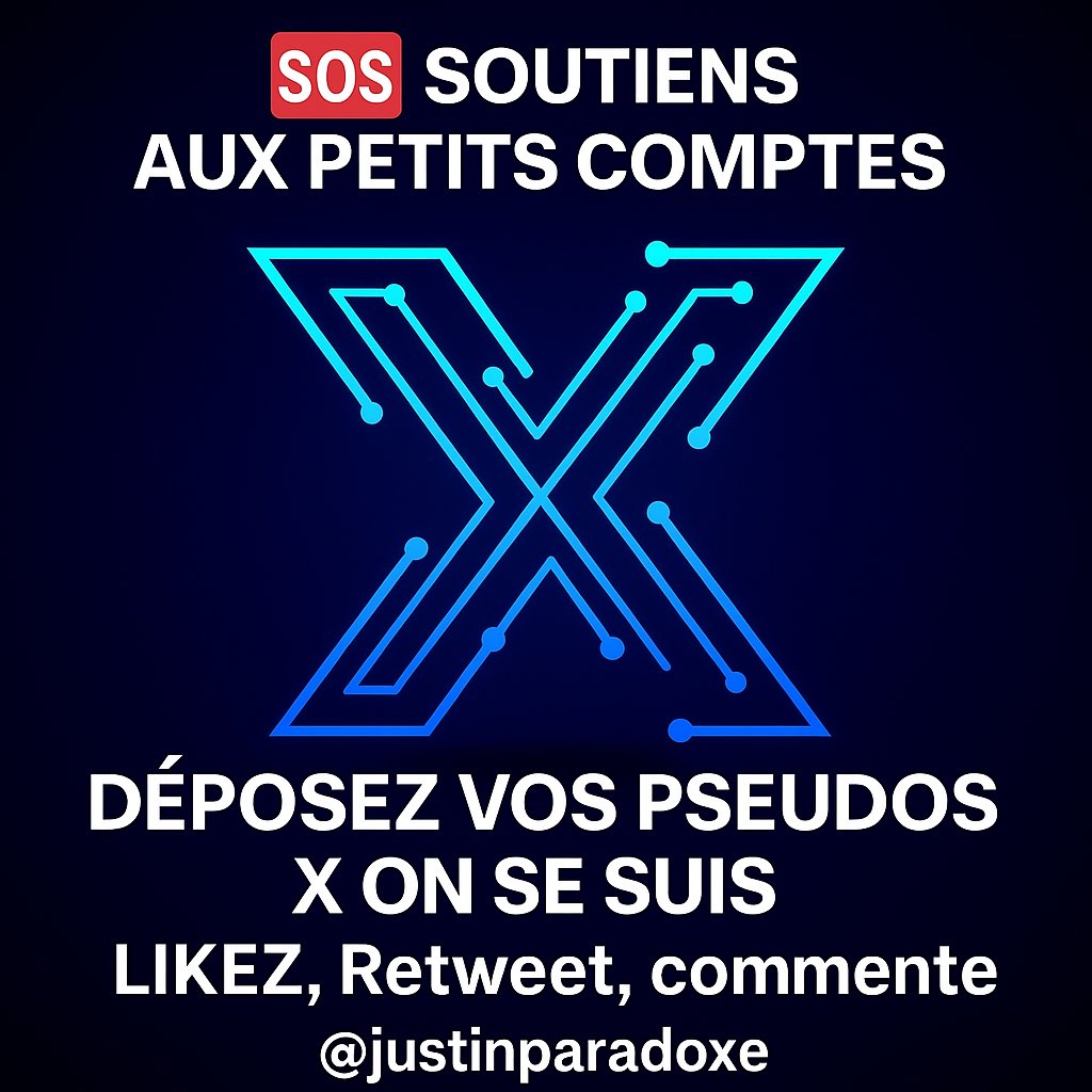Justin paradoxe Officiel (@justinparadoxe) on Twitter photo L'ordre du jour est de grandir. Republiez et déposez votre pseudo 𝕏 pour gagner de nouvelles mutuelles ♻️🔥✅🥰
<a href="/JustinParadoxe/">Justin paradoxe Officiel</a> <a href="/JNK2030/">JNK 📚♻️🔄✊🏽🙏🏽</a> avançons-nous ensemble 🙏🏽 L'ordre du jour est de grandir. Republiez et déposez votre pseudo 𝕏 pour gagner de nouvelles mutuelles ♻️🔥✅🥰
<a href="/JustinParadoxe/">Justin paradoxe Officiel</a> <a href="/JNK2030/">JNK 📚♻️🔄✊🏽🙏🏽</a> avançons-nous ensemble 🙏🏽