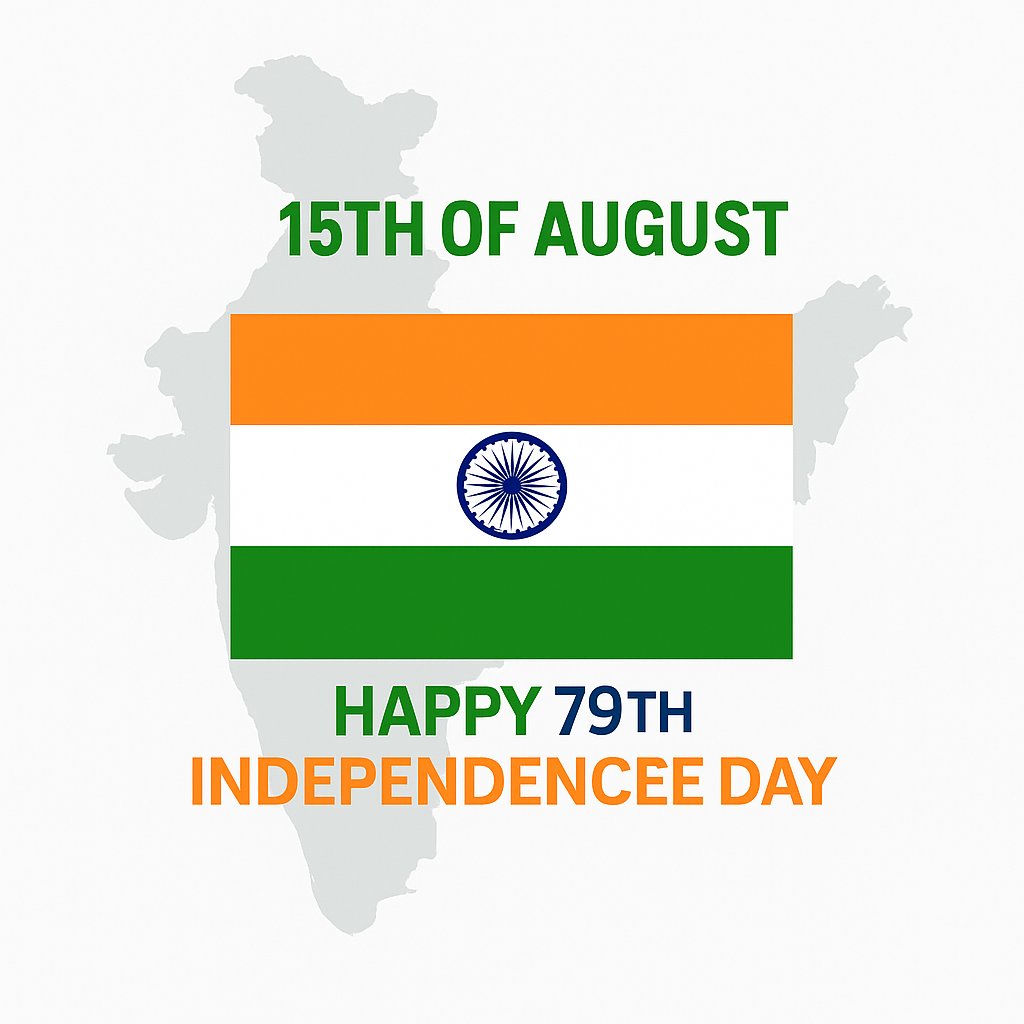 Velixaai's tweet photo. Happy Independence Day! 
Celebrating India’s 79th Independence Day!

#IndependenceDay #IndiaAt79 #ProudToBeIndian #VelixaAI #EmpoweringIndia #FreedomAndInnovation #15August #IndianHeritage #FutureOfIndia https://t.co/ZToJLmmDIa