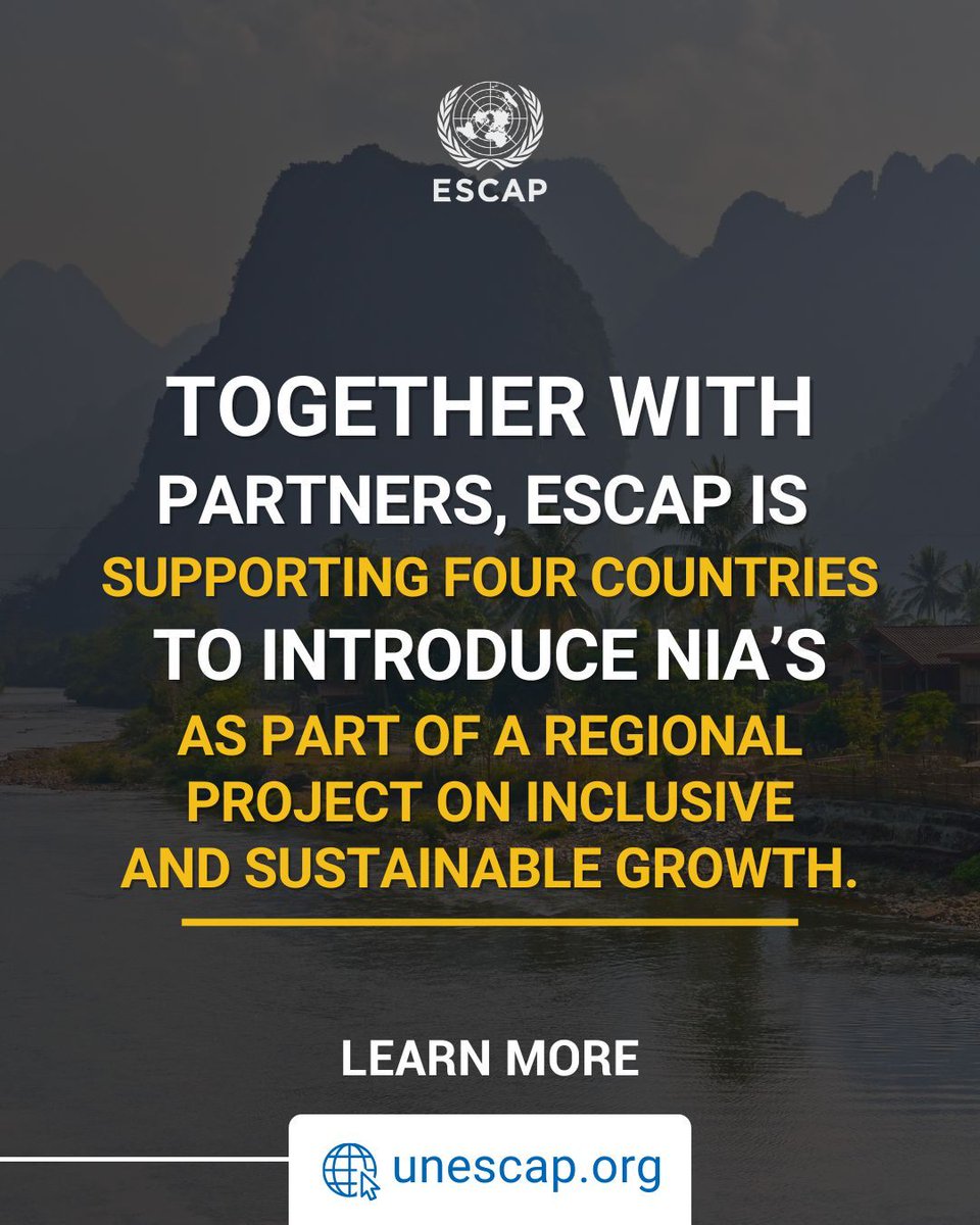 United Nations ESCAP (@unescap) on Twitter photo 📊 How can data help shape policies that work for all generations?
ESCAP and its partners are supporting governments across #AsiaPacific to develop National Inclusion Accounts, but what does this mean?
📲 Learn more by swiping through.
#Data4Policy #AgeingAsiaPacific 📊 How can data help shape policies that work for all generations?
ESCAP and its partners are supporting governments across #AsiaPacific to develop National Inclusion Accounts, but what does this mean?
📲 Learn more by swiping through.
#Data4Policy #AgeingAsiaPacific