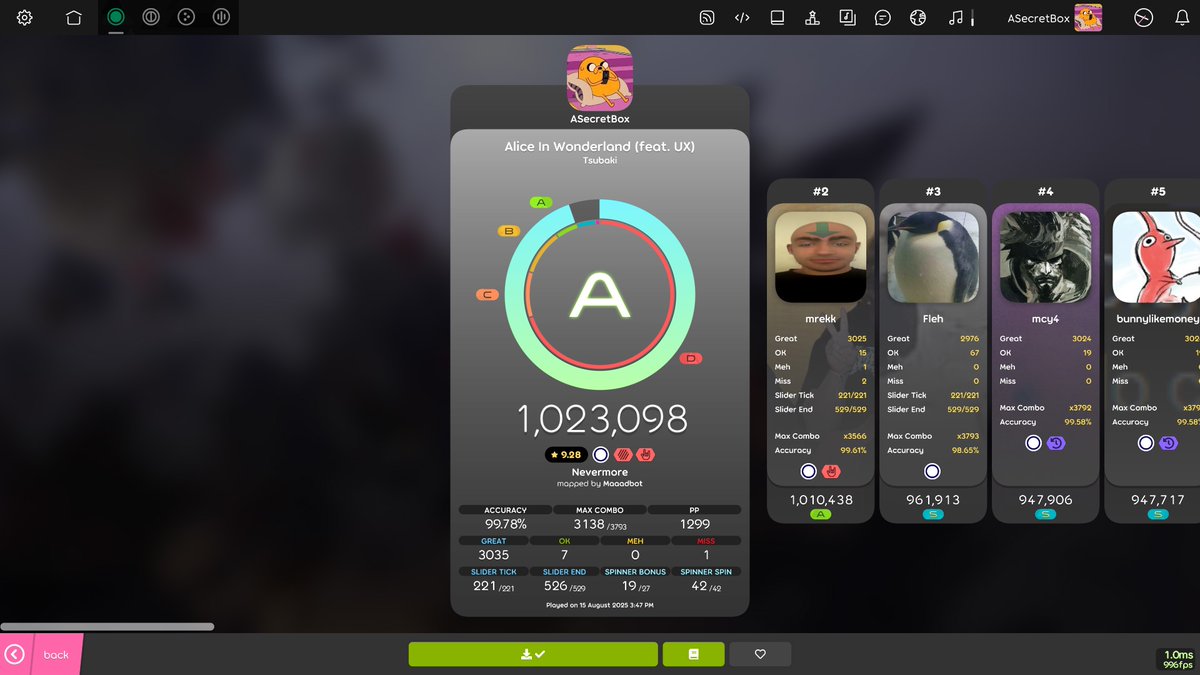 I forgot i was him for a minute we're back gang