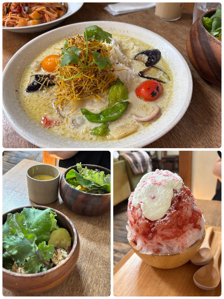 先週ゆらゆらマーケットを手伝ってもらう友達とおいもカフェ行ってきたよー！

そのあとアトリエで準備手伝ってもらった😭❤️‍🔥