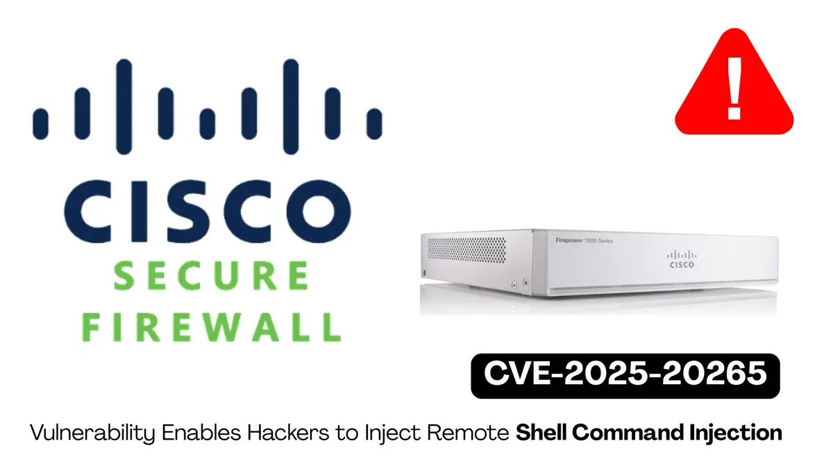 zoomeye_team's tweet photo. 🚨🚨CVE-2025-20265 (CVSS: 10) affects Cisco Secure Firewall Management Center!  A flaw in RADIUS auth lets attackers slip in crafted inputs, potentially executing HIGH-PRIVILEGE commands remotely.

Search by vul.cve Filter👉vul.cve="CVE-2025-20265"
ZoomEye Dork👉app="Cisco Secure Firewall Management Center"
610 results are found on ZoomEye.
ZoomEye Link: https://t.co/ZqLEiCACIf

Refer: 
1. https://t.co/tHlUrwRgii
2. https://t.co/y8KG4Ev2xf

#Cisco #ZoomEye #cybersecurity #infosec #OSINT