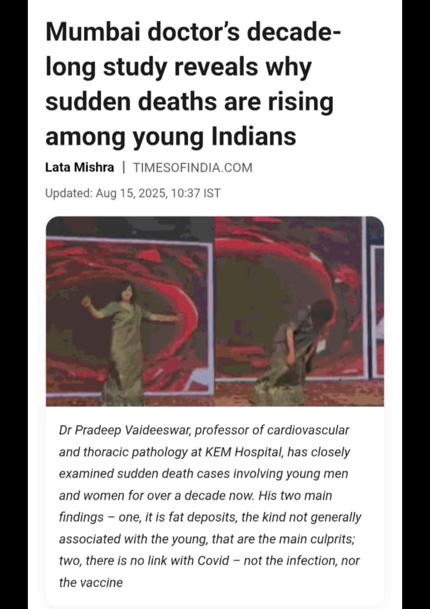 Wow! Wow! Wow!
When Doc Vaideeswar started his decade long study, the fat deposits had just decided to start building up. And then as he neared completion around say 2021, the fat deposits decided- Let us start our actual work now.
And lo and behold- the attacks started!