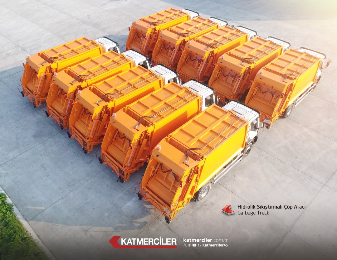 KatmercilerAS's tweet photo. Hidrolik Sıkıştırmalı Çöp Aracı / Garbage Truck
#Katmerciler #çöparaçları #çöpkamyonu #garbagetrucks #çevrearaçları #environmentaltrucks #environment #wastecompactor #garbagecompactor #refusetrucks #wastetransfer #semitrailer #wastemanagement #refusecollection #recycling #trashtruck #rubbishtruck #binwagon #binlorry #binvan #wastecollectionvehicle #refusecollectionvehicle #rearloaders #hydraulicallypoweredmechanism #hydraulicpress #municipalwaste #commercialvehicles #commercialtrucks