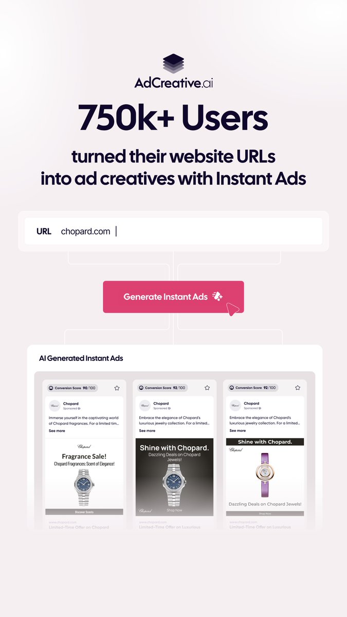 EnsembleMsb's tweet image. Unify your creative workflow across teams and brands with a single, powerful platform. 🤝 AdCreative.ai ensures every ad is on-brand and data-optimized. #EnterpriseSolution #TeamCollaboration #GlobalMarketing #AdPlatform Get started -  free-trial.adcreative.ai/t3yyrzx09g4j