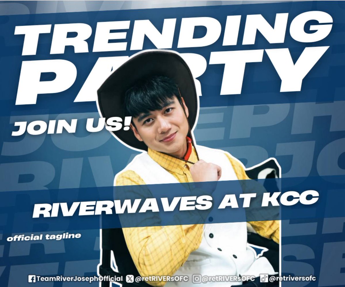 TEAM RETRIVERS TRENDSETTER (@retriverstrend) on Twitter photo X Party STARTS NOW!
Reminders:
• No numbers
• No emojis
• No all caps
• At least three words per tweet
• Engage with big accounts
• Retweet & quote fresh tweets
RIVERWAVES AT KCC
#RiverJoseph | <a href="/iamriverjoseph/">River Joseph</a> X Party STARTS NOW!
Reminders:
• No numbers
• No emojis
• No all caps
• At least three words per tweet
• Engage with big accounts
• Retweet & quote fresh tweets
RIVERWAVES AT KCC
#RiverJoseph | <a href="/iamriverjoseph/">River Joseph</a>