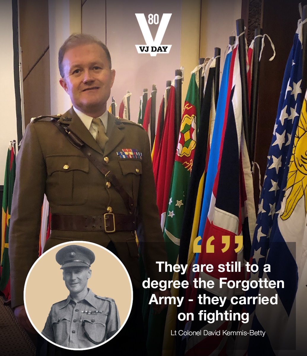 As we mark #VJDay80, we honour those who fought for our freedom.

Lt Col David Kemmis-Betty is remembering his father Peter, prisoner of war during the Far East campaign.

David now proudly follows in his father’s footsteps, serving his country and protecting our values 🇬🇧
