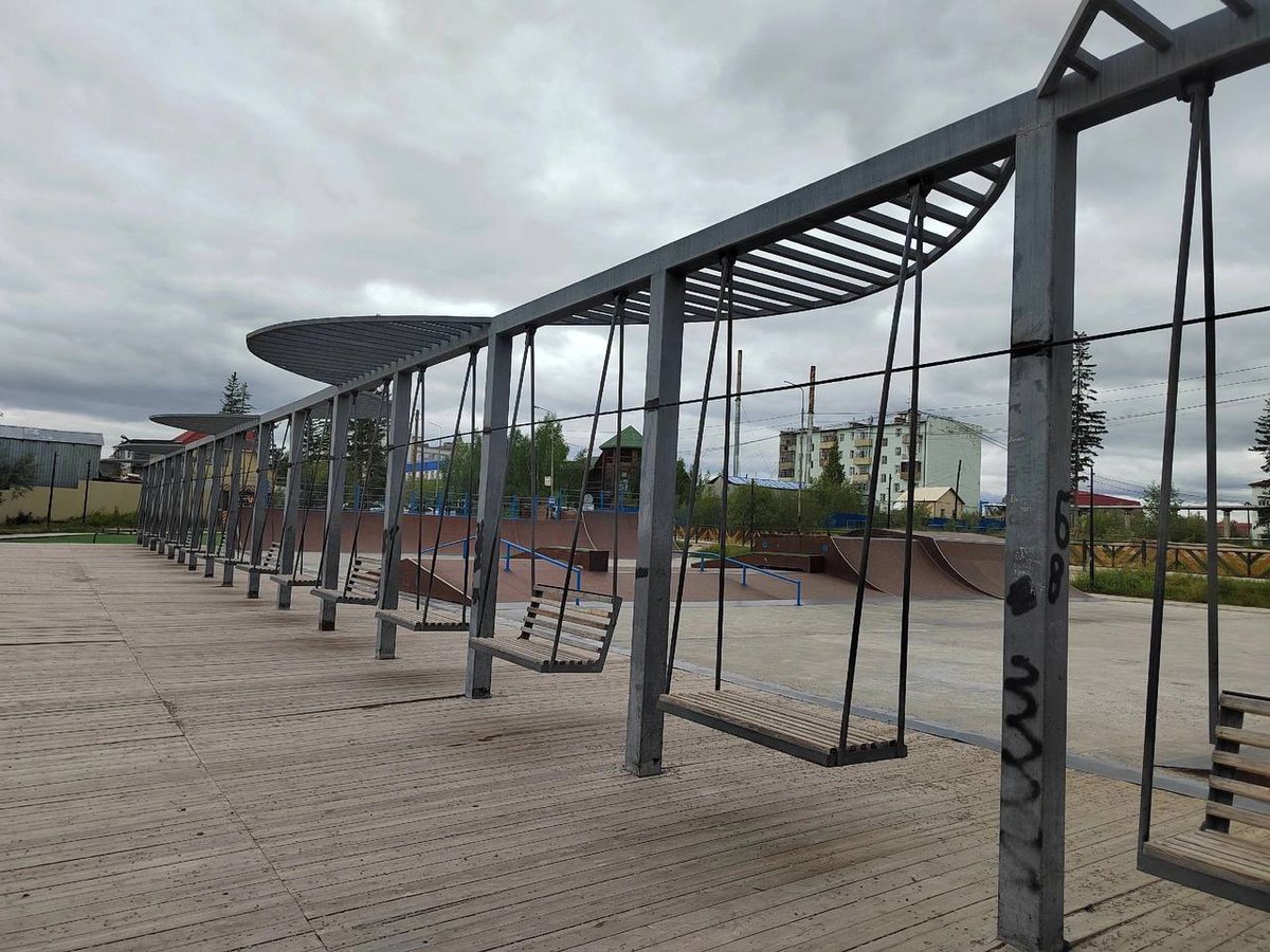 Swinging on swings banned in Sakha Republic

Pokrovsk administration welded the swings on the embankment shut because children were falling off them. The stupidity and negligence of Russian officials is simply off the charts. Swings are dangerous for children, but ice crossings