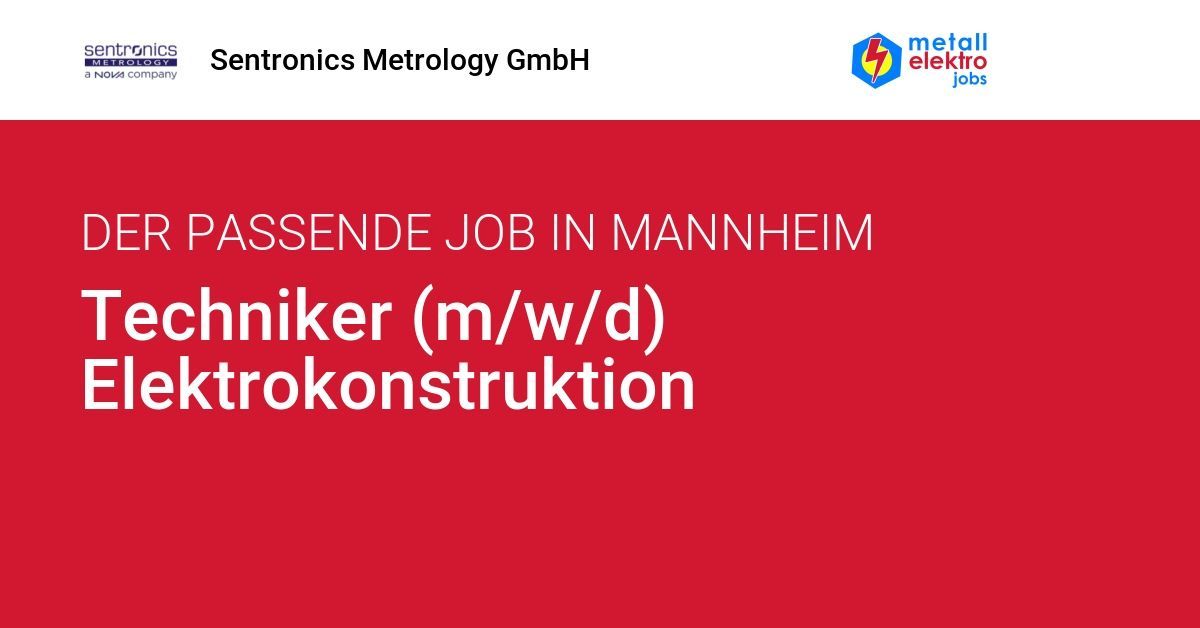 Techniker (m/w/d) Elektrokonstruktion, Mannheim | metallelektrojobs metallelektrojobs.de/stellenangebot…