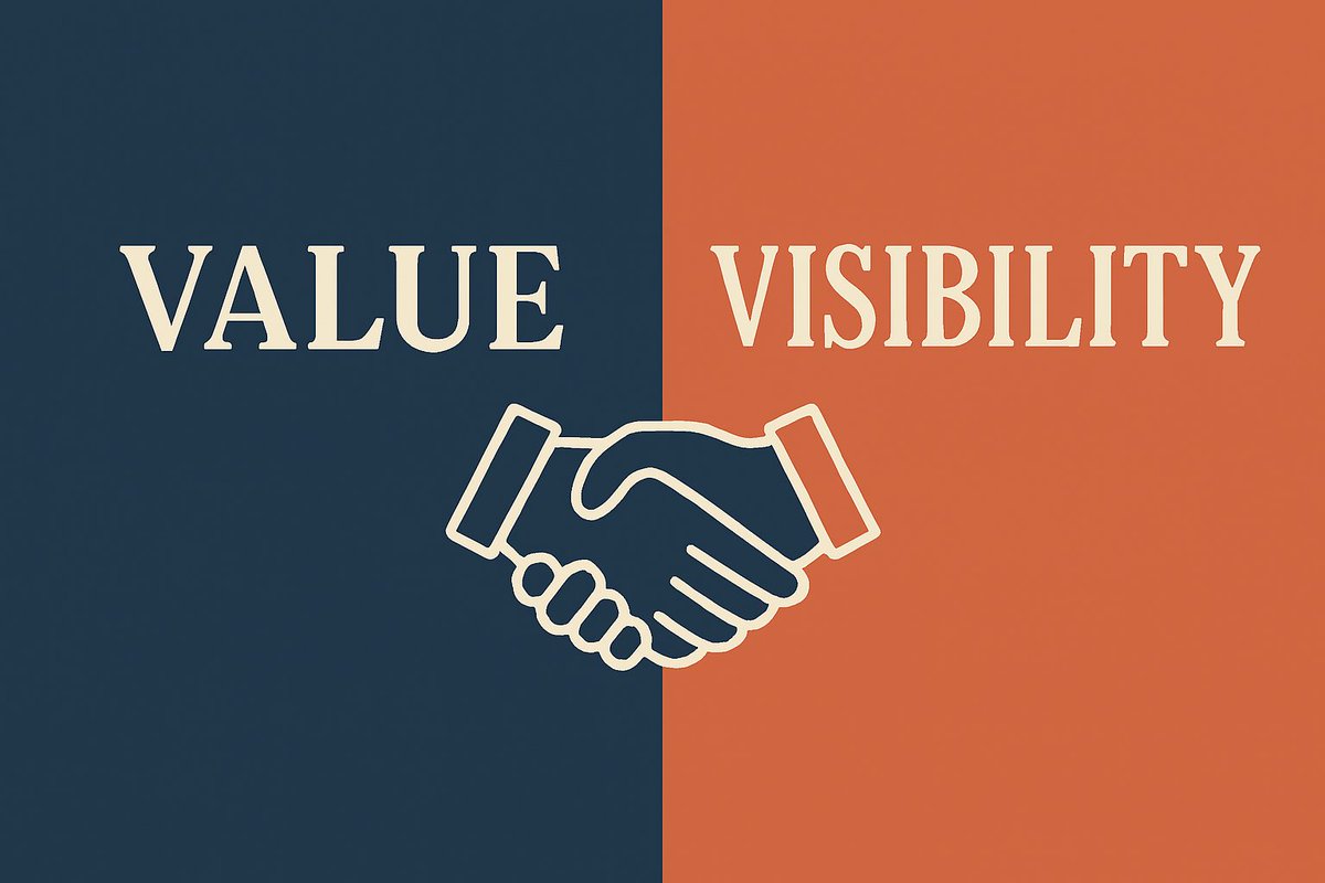 Tawakaltu_Toyin's tweet photo. Visibility without value is just noise.
Value without visibility is a well-kept secret.
To grow your brand, you need both.
Friday Reflections
What’s one thing you’re doing today to align both? Share 👇
#VisibilityTips #BrandGrowth https://t.co/tiex2oWCiH
