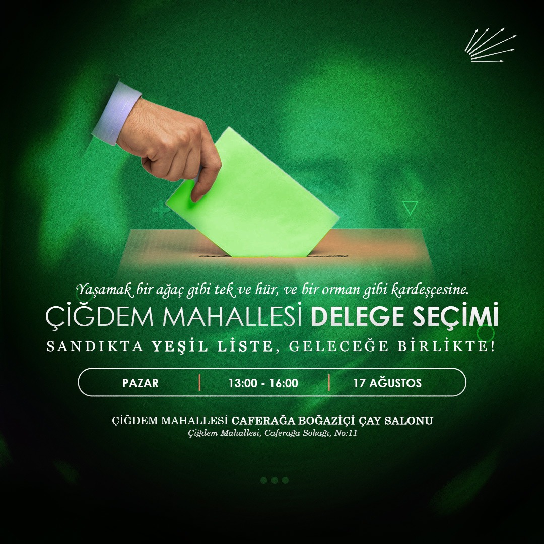 baskaya1982's tweet photo. "Yaşamak bir ağaç gibi tek ve hür, ve bir orman gibi kardeşçesine"

YEŞİL Liste ile Tam Yol İleri
@eczozgurozel 
@ozgurcelikchp 
@ekrem_imamoglu https://t.co/hgqRvvtSr6