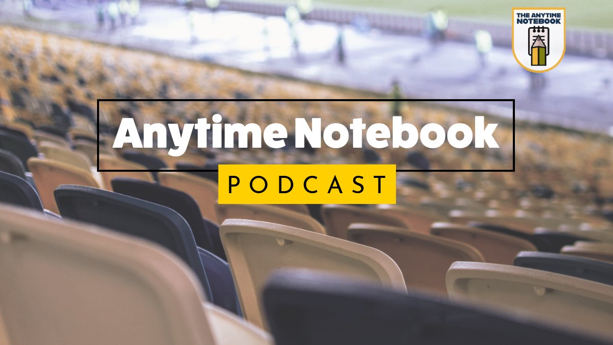 Morning. There's a NEW Notebook out.

One for the purists. 44 minutes, 10 of which is spent trying to remember someone's name. 

Be Lucky.

Listen: pod.fo/e/313a3a