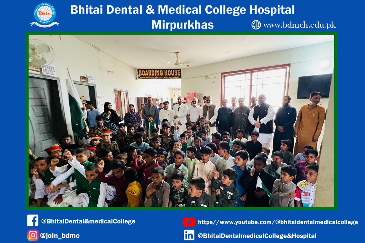 BDMCMPS's tweet image. This 14th August, Bhitai Group of Colleges celebrated with the amazing kids of Bait-ul-Maal Sweet Home Orphanage — a day filled with smiles, drama performances, and pure joy. 🌟
#IndependenceDay #BhitaiGroupOfColleges #SweetHomeOrphanage #CommunityImpact #SaluteToOurHeroes