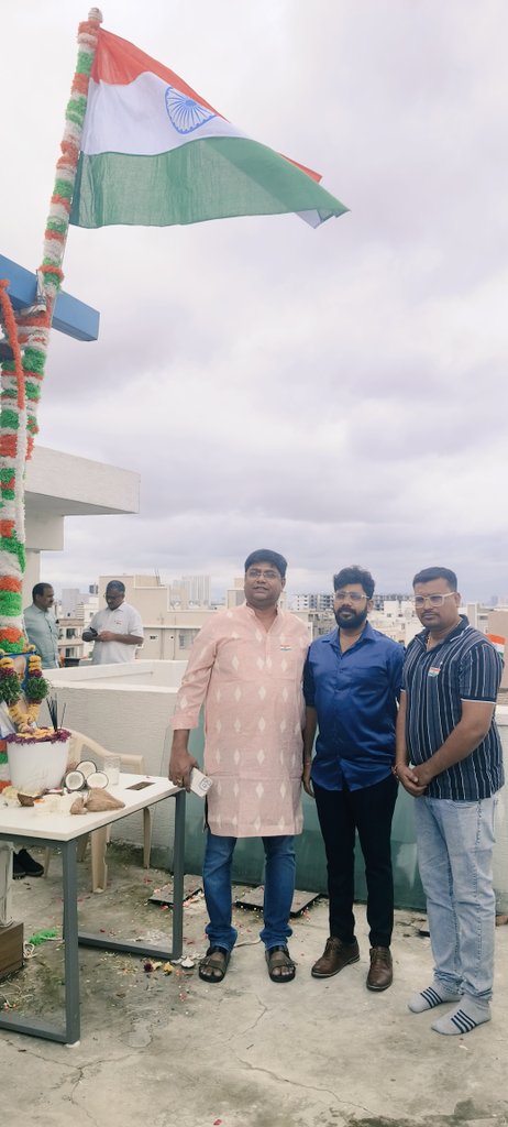 sambasivarao_1's tweet image. 79వ స్వాతంత్ర్య దినోత్సవ వేడుకల సందర్భంగా అభిష్ట ఆఫీస్ లో జండా ఎగే్రేయడం జరిగింది.