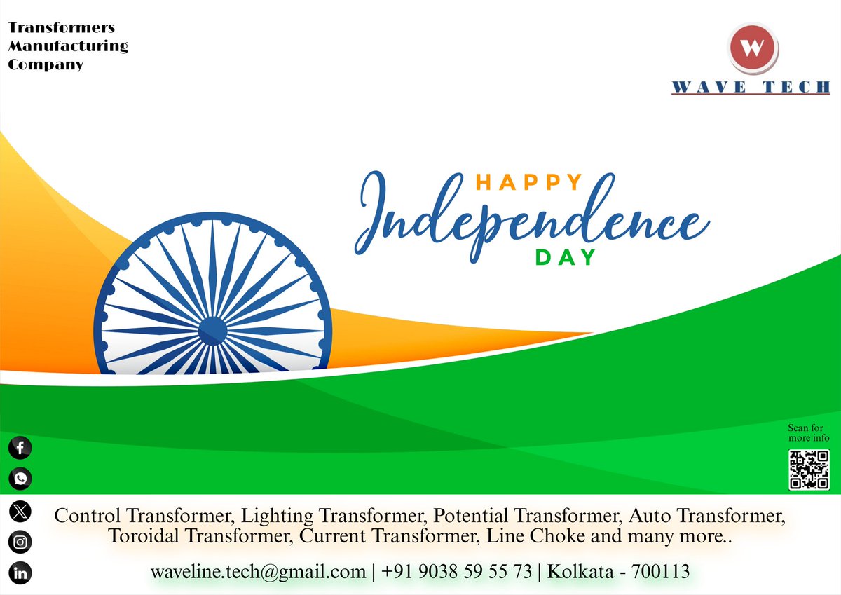 wave_tech2000's tweet image. Freedom is a hard-won gift, and we are blessed to have it. Let’s appreciate and celebrate our freedom.. 
@wave_tech2000 wishing you all a Happy India&apos;s 79th Independence Day 2025..
#IndependenceDay #FreedomCelebration #wavetech