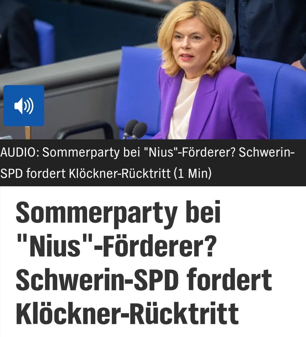 Eine Regenbogenflagge ist nicht neutral, aber eine Sommerparty auf dem Gelände von Rechtspopulisten, die der AfD zuarbeiten, ist völlig okay? 
#KlöcknerRücktritt