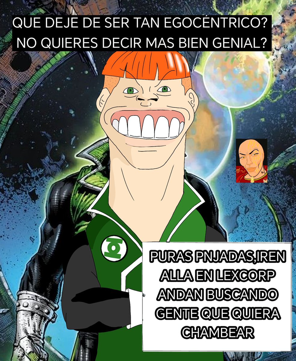 Créditos: Juan Bismarck en FB 
#CuriDC #DcComics #GuyGardner