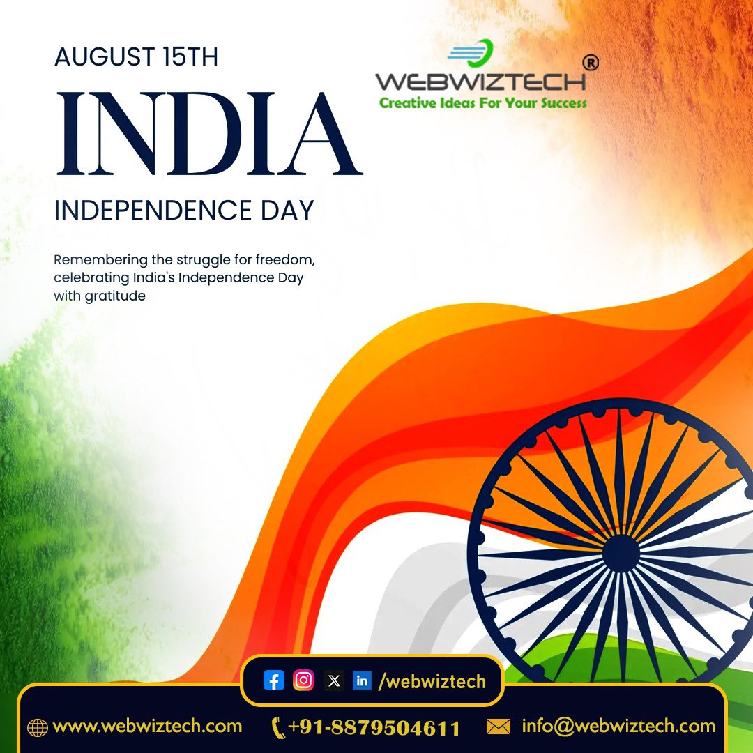 webwiztech's tweet photo. #IndependenceDay #webwiztech #WebDevelopment #digitalmarketing https://t.co/fMI8oAAiJy