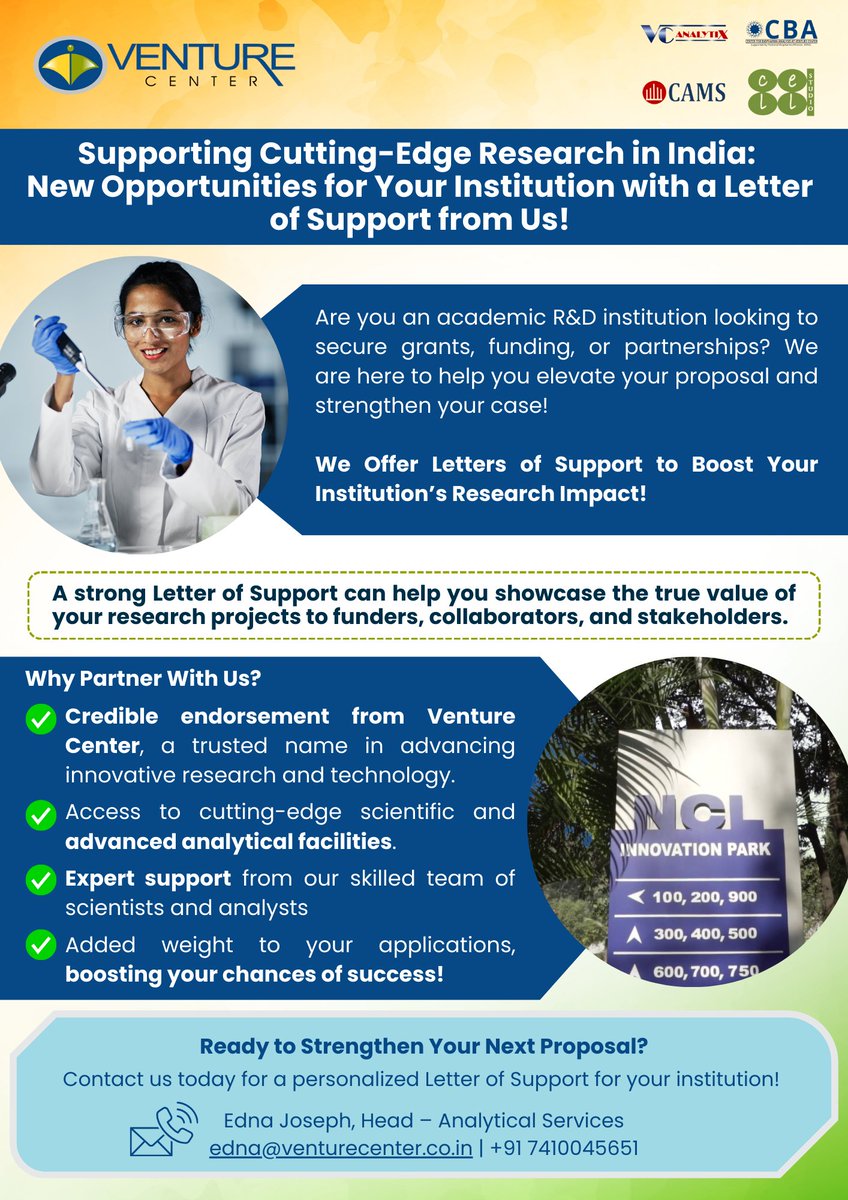 Venture Center Analytical Services tweet media