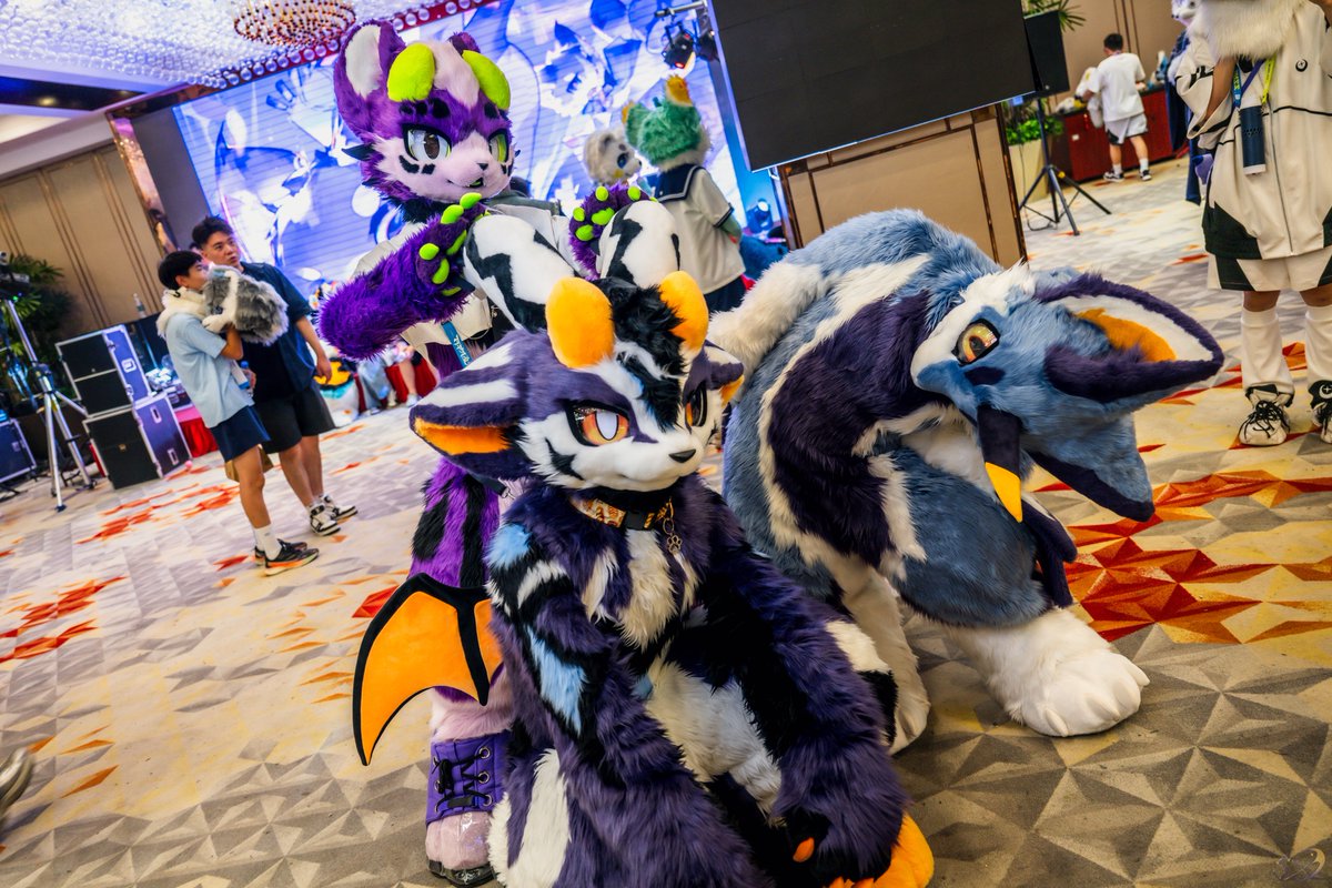 天冰快看我的龙井版哈雷摩托！不对，是哈罗单车！
<a href="/SilverLynx0/">龙井</a> <a href="/tianbingskyice/">天冰冰-</a> 

📷：宿星

#FursuitFriday #FURSUIT #wwpass #万物通行