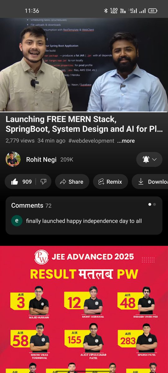 SUMIT_DEVELOPER's tweet photo. I take the defence challenge.
Thanks to @adityatandon02 @rohit_negi9 for defence β€οΈ
#defense #coderarmy #rohitnegi #WebDevelopment #mernstackdevelopment #ai https://t.co/h4ZfLs3bX2