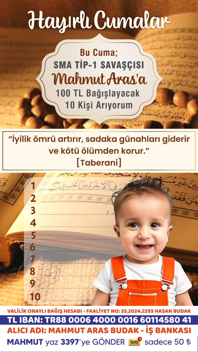 DMD_Senol_Berk's tweet photo. Mahmut Aras sizden yaşamak için yardım istiyor.

Bu guzel gülüşüne geri dönmesi için lütfen yardım edin. 

🌹HAYIRLI CUMALAR🌹 https://t.co/ptrqJTIR3K