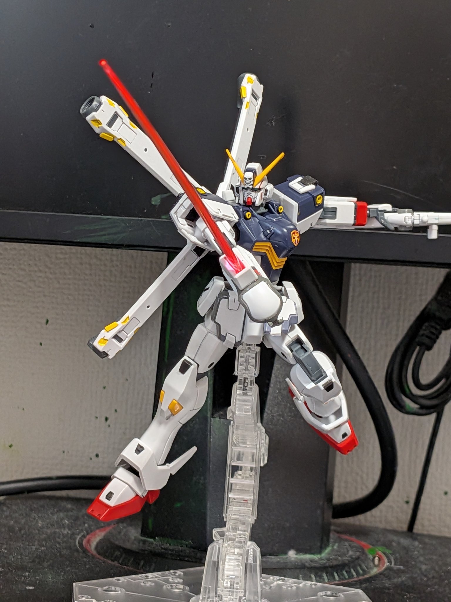 M4spectre（クロスボーン　チューン） ブレードアンテナや胸部ダクトなど新規造形！「MG クロスボーン