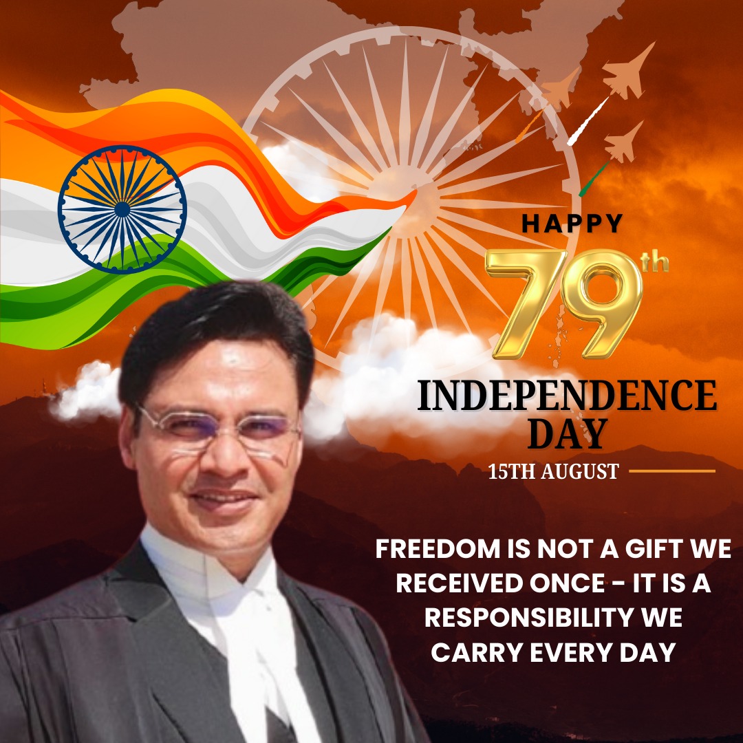 Freedom is not a gift, it is a responsibility we inherit. As the proverb goes ‘A nation’s strength lies not in its walls, but in the hearts of its people.’ This 15th August, let’s strengthen that heart with unity, courage, and purpose. 

🇮🇳Jai Hind🇮🇳

#HappyIndependenceDay