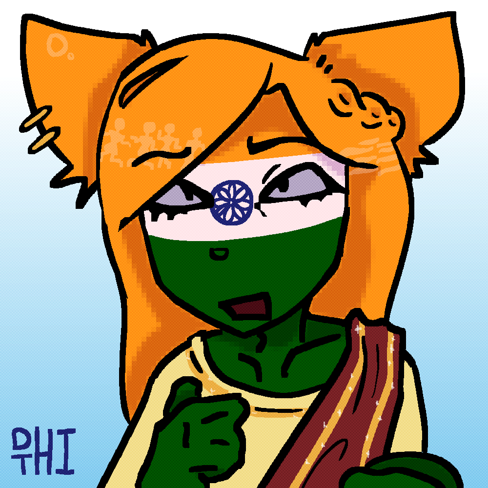 deltahyo's tweet photo. happy birthday india. yes you. yes. 
#CountryHumans #countryhumansindia 
#countryhumansnsfw (clout, cause most of yall (my followers) are on there) https://t.co/a2TFKmmQFU