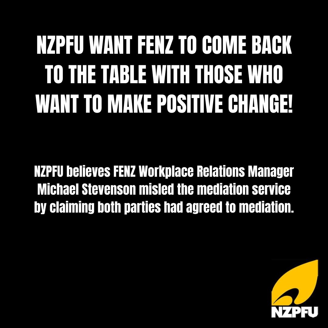It is time <a href="/FireEmergencyNZ/">Fire and Emergency New Zealand</a> brought those to the table that want to address the issues and work towards positive change through a settlement of the collective agreement #DireEmergency