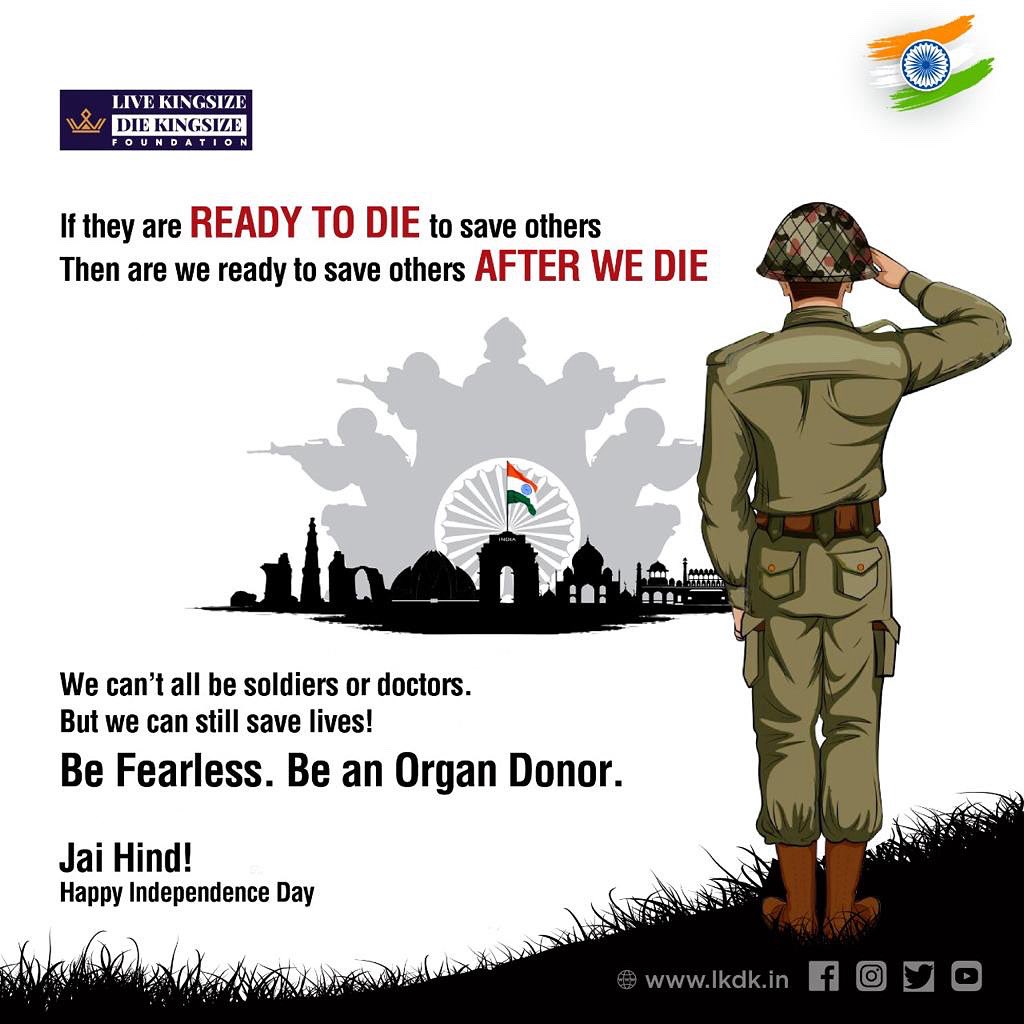 LkdkFoundation's tweet photo. Happy Independence Day! 

Be fearless and pledge to be an Organ Donor today! 

Visit our website to know more about organ donation: 
https://t.co/z2aCKOuC7z

#independenceday2025
#befearless
#BeAnOrganDonor https://t.co/IjzXfbJqgU