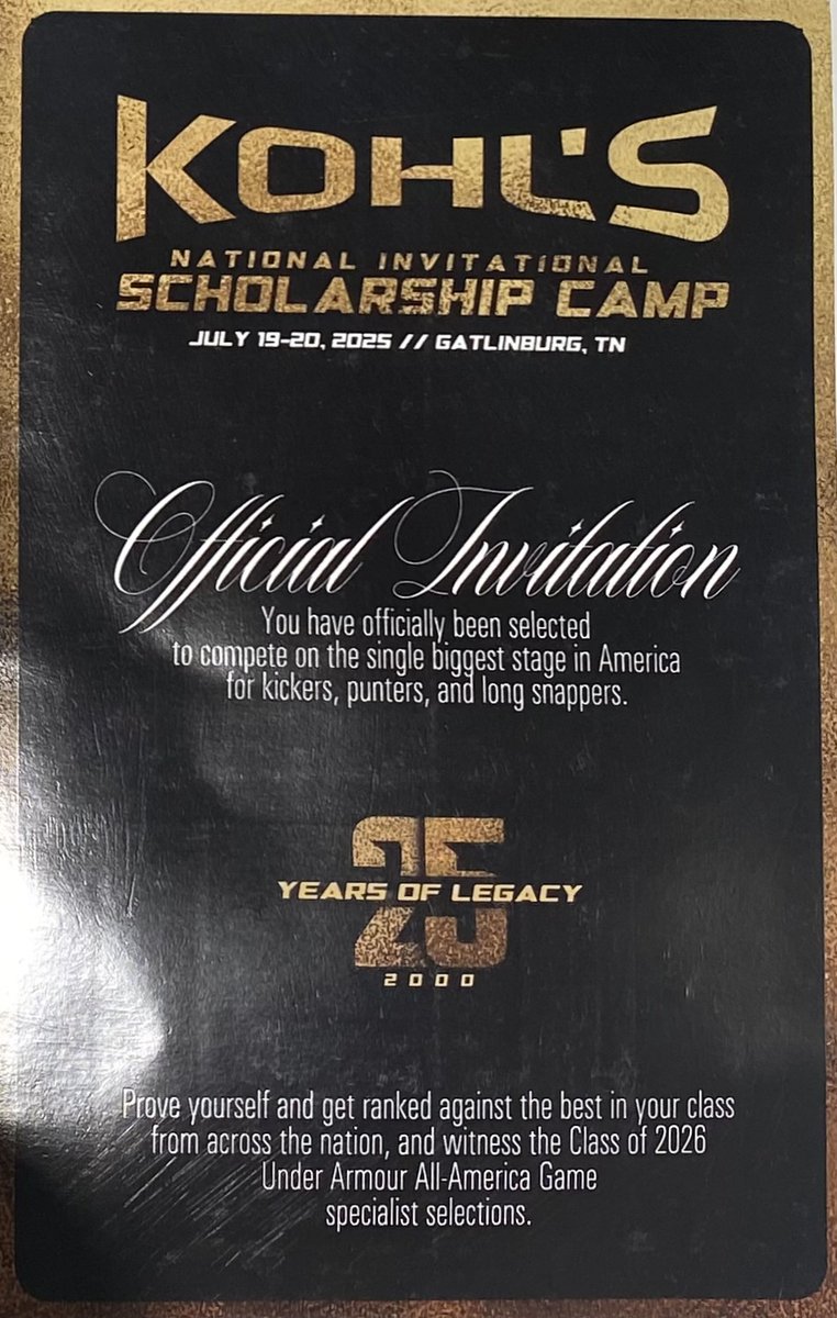 Bo Brabham (@bobrabham17) on Twitter photo Thanks for the invite, Kohl's Professional Camps.🏈 Iron sharpens iron ... always great working around elite players/coaches! Charting phase // .79 second avg snap time // 4.66-sec 40-yd dash.👀🏃♂️💨 Please check out latest film at: kohlskicking.com/player-profile… <a href="/HanahanHawksFB/">Hanahan Hawks Football</a> #TDU Thanks for the invite, Kohl's Professional Camps.🏈 Iron sharpens iron ... always great working around elite players/coaches! Charting phase // .79 second avg snap time // 4.66-sec 40-yd dash.👀🏃♂️💨 Please check out latest film at: kohlskicking.com/player-profile… <a href="/HanahanHawksFB/">Hanahan Hawks Football</a> #TDU