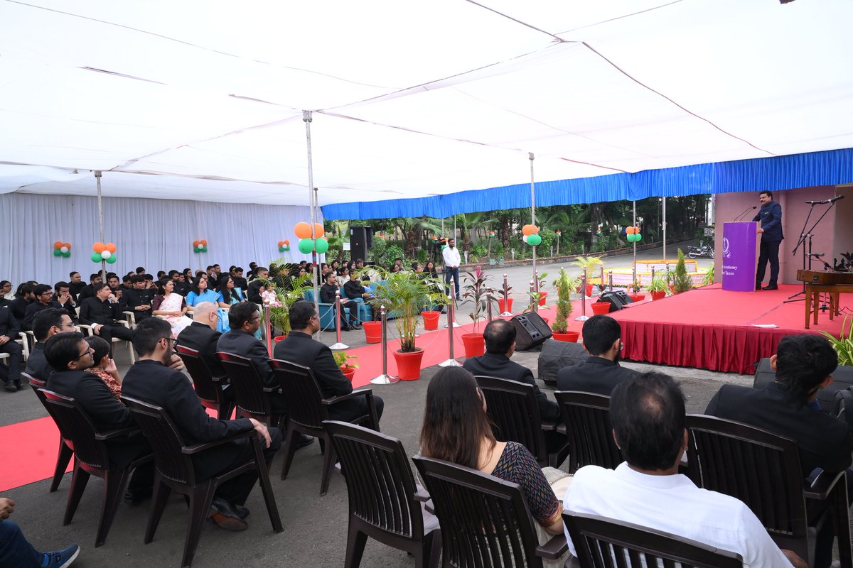 NADT_Official's tweet photo. An eventful celebration of Independence Day at NADT, Nagpur. A flag hoisting ceremony followed by heartfelt speeches and soulful musical performances by Officer Trainees, keynote address of Chief Guest Dr. Sibichen K Mathew, DG, NADT and flagging off of cycle rally to villages. https://t.co/tvWjgqUevg