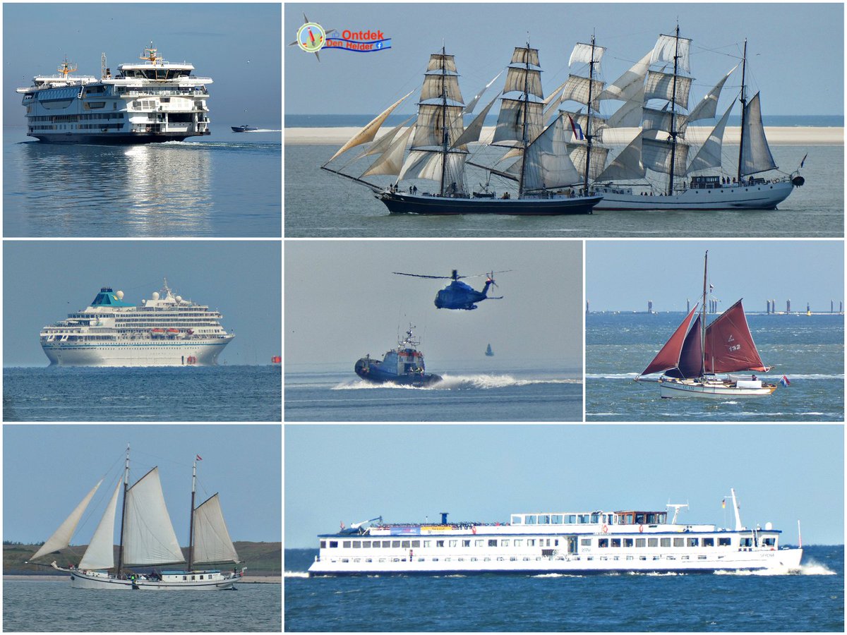 Klaar voor een #weekend in #Den_Helder 😊 #zomer #sailing #ships #schepen #Marsdiep #summertime - Fijn weekend 😊