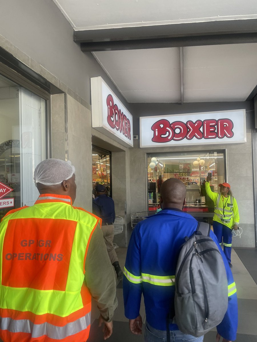 eugene_modise's tweet image. We are pleased to report that Boxer in Denlyn Mall- Mamelodi, was found to be fully compliant with all trading regulations. This a positive example of lawful and responsible business practice in our community.

Bylaws Enforcement Operation

@CityTshwane