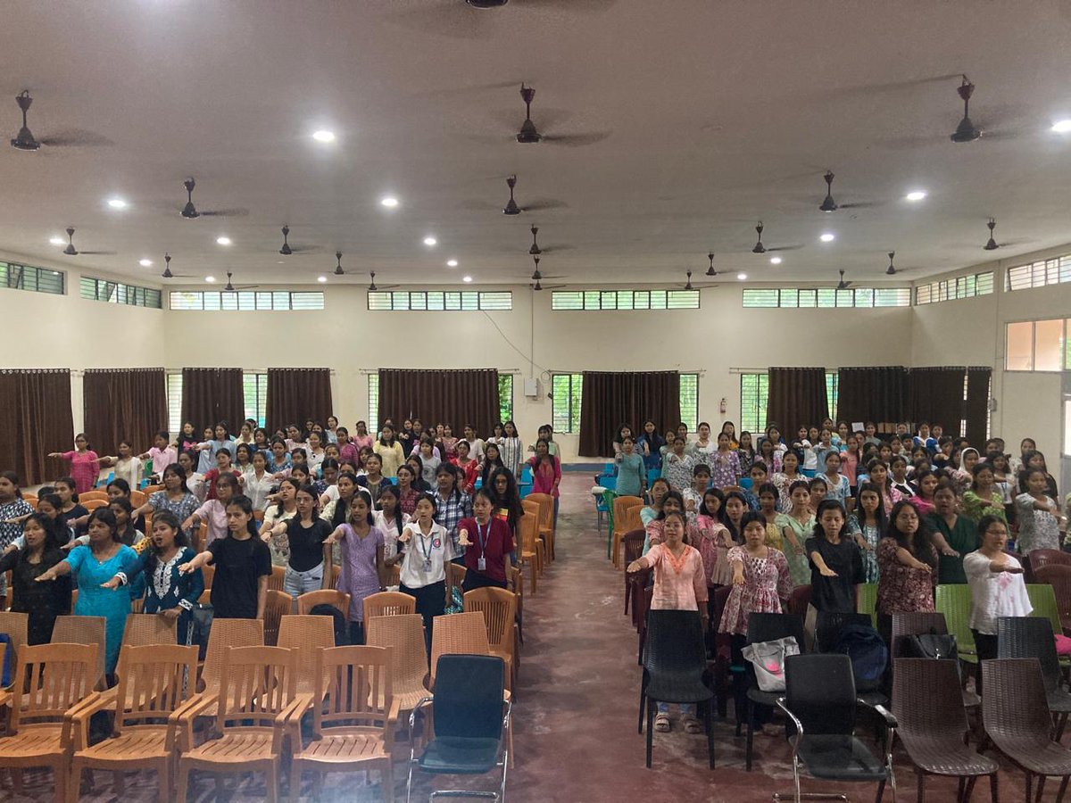 awujorhat's tweet photo. AWU observed Anti-Ragging Day on 12 August, 2025 to send a strong message against the inhuman campus menace. Below are some images from the inaugural meeting of the Anti-Ragging Week organised as per a UGC directive (12-18 Aug, 2025). #Antiraggingweek #UGC https://t.co/QOaGRGf2cv