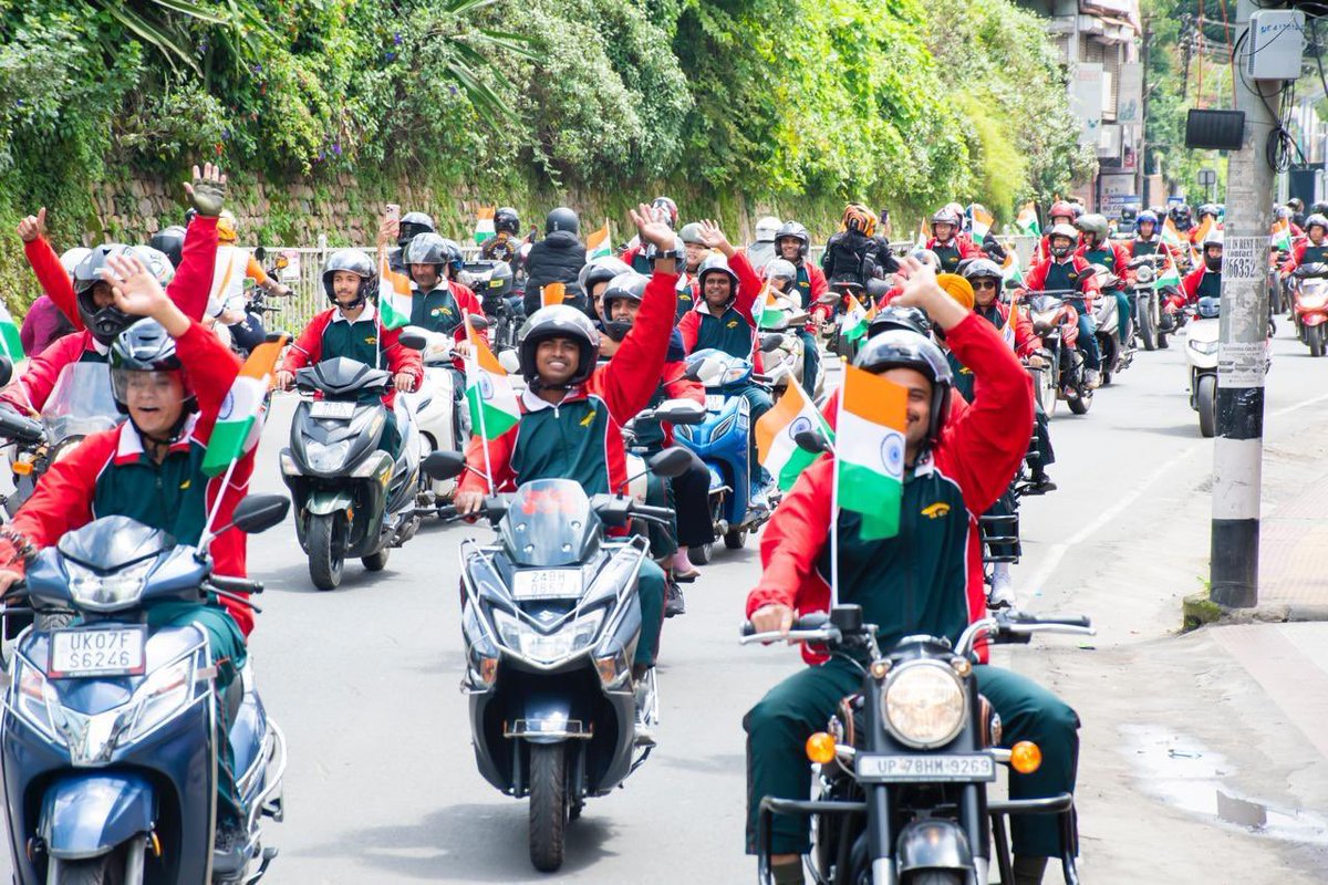 proshillong's tweet photo. The bike rally was a resounding success with riders participating in the event to unite communities, honour our hero’s & paying tribute to the spirit of independence.
#IndependenceDayRally #BikeForFreedom
#IDBR2025 https://t.co/tbxJyOKDHB