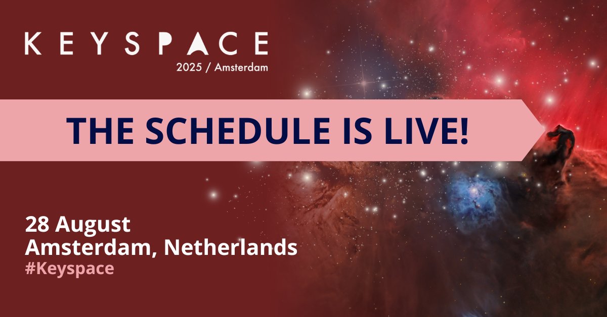 linuxfoundation's tweet photo. ICYMI 👀 The #Keyspace schedule is live! Join developers, SREs & DevOps pros for the first ever #Valkey conference on 28 Aug in Amsterdam.
👂 Hear from maintainers & explore sessions, lightning talks & a workshop. Register for USD$20.
🗓️ Schedule: https://t.co/QyPPhPLWJ8
🎟️ Register: https://t.co/zsCbExkCVs