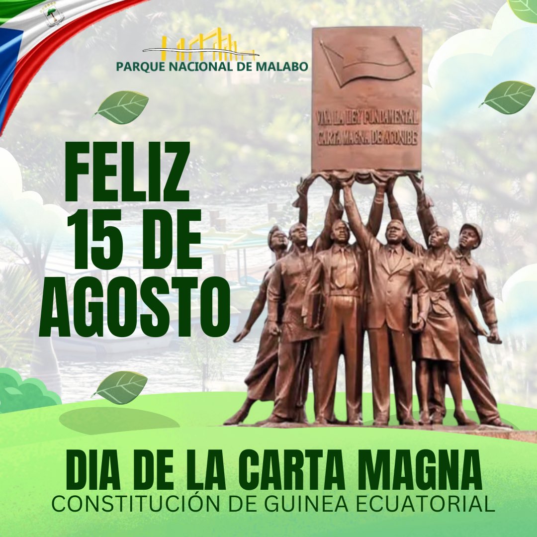 FELIZ DÍA DE LA CONSTITUCIÓN DE GUINEA ECUATORIAL 🇬🇶

#parquemalabo #parquenacionaldemañabo #guineaecuatorial #turismo #guineaecuatorialturismo