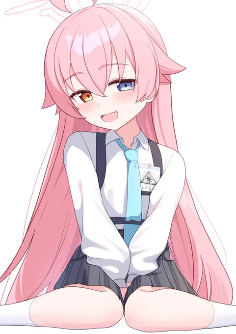 #ブルアカ #BlueArchive ぺたん座りホシノ