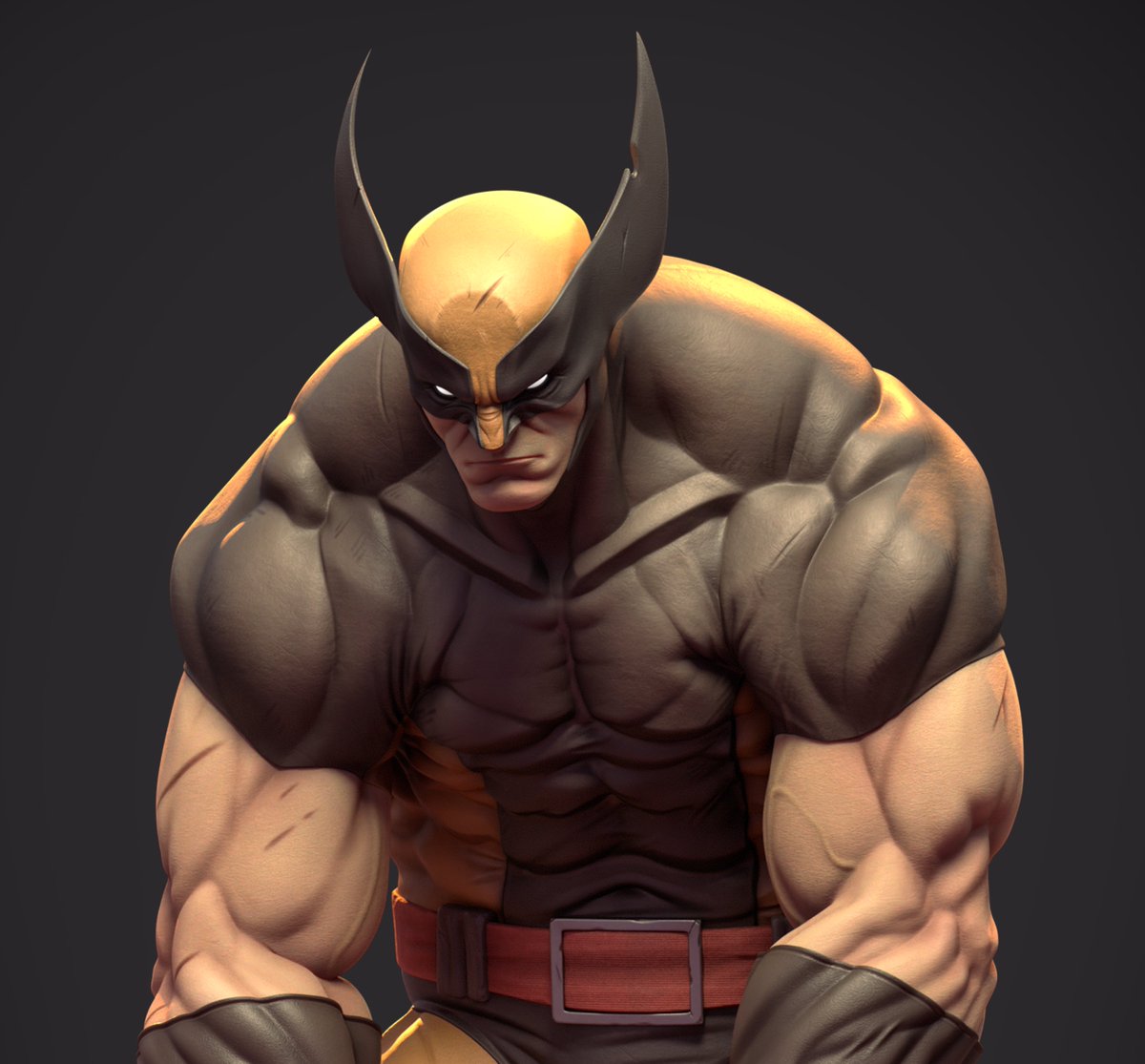 Cicada_Ide's tweet photo. My final version for the #JoeMADChallenge
WOLVERINE
#Zbrush #3DCG https://t.co/wTt2yzz4GG