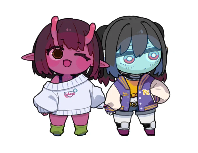 ミルキー☆サブウェイのチハルとマキナ