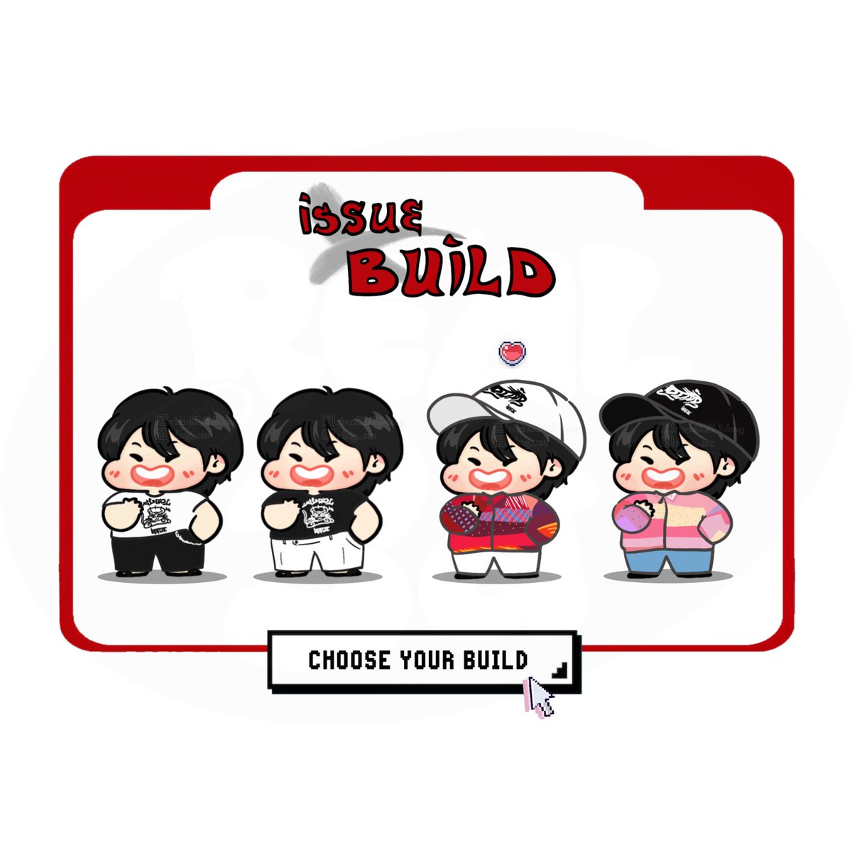 Choose your Build (HD ver) 🫶🏻✨

BUILD THE DESIGNER
#IssueMomentWithBiu

ꕤ #BuildJakapan ♡
☘︎ <a href="/JakeB4rever/">BIU.</a> ₍ᐢ⸝⸝･⚇･⸝⸝ᐢ₎◞