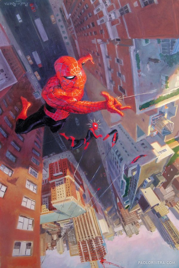 ILikeWhatIBuy's tweet photo. Happy Spectacular Friday 
Paolo Rivera #Spiderman https://t.co/X5ZwIs50CA