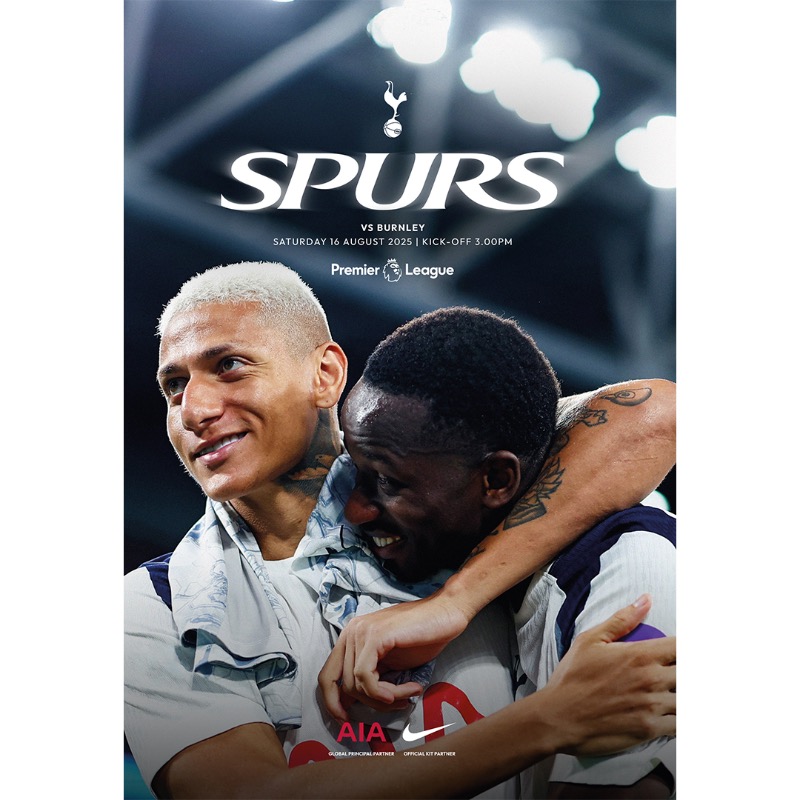 SpursOfficial's tweet photo. Get your hands on the revamped, new-look matchday programme for 2025/26! 📖

▪️ Thomas Frank’s first exclusive column 
▪️ Interview with Mohammed Kudus
▪️ A farewell to Heung-Min Son
▪️ Catching up with Clive Allen

Plus so much more!