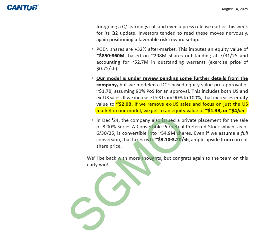 BiotechAnalysst's tweet photo. CANTOR $PGEN

WOW! Papzimeos Receives FDA Approval
This is reassuring for $XBI biotech sector
FDAs news release  includes comments from Vinay Prasad

We believe investors should find Dr. #Prasad's comments
#reassuring in the wake of recent concerns

$SGMO Fabry Partner + #AA ! https://t.co/oeJMDRwnqe