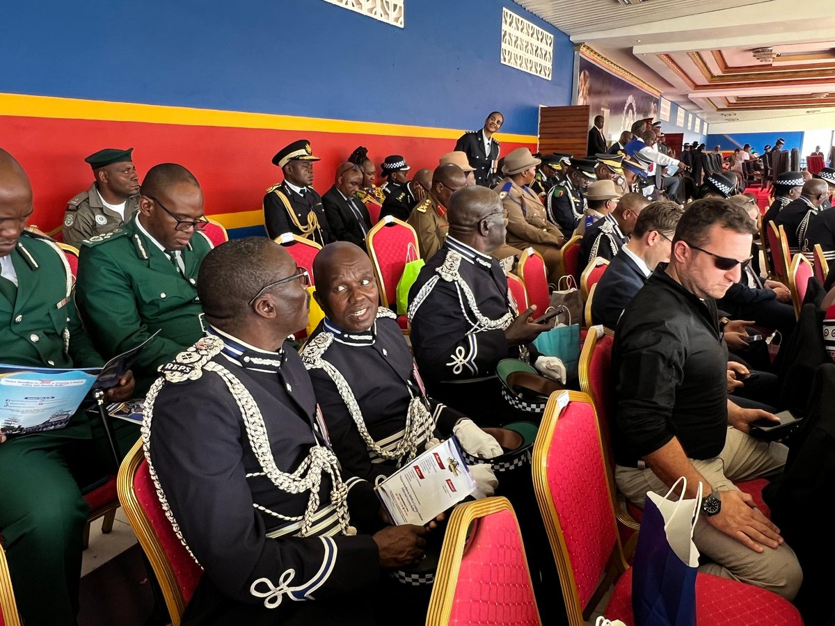 EBISRADIO's tweet photo. The 22nd Police Day and Passing Out Parade celebration is underway at the Police Academy in Matsapha where families, friends and guests have gathered to celebrate. His Majesty King Mswati the Third is expected to grace this occasion. Tune in for the live transmission on. #EBIS https://t.co/0QqjHEGWnz