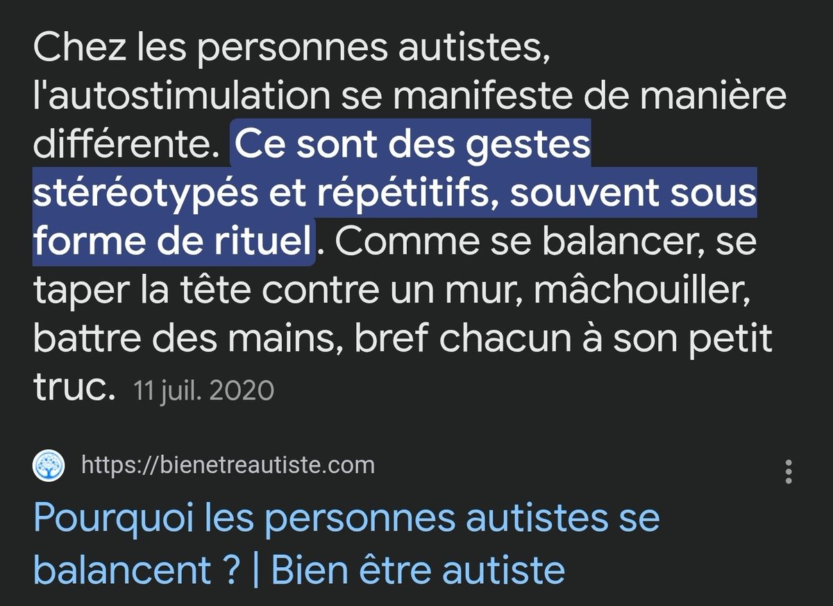TheAmazingYaz's tweet photo. @Arakisamazara @ohemjei_ C'est de l'auto stimulation pour les autistes. https://t.co/moKZEJGsI8