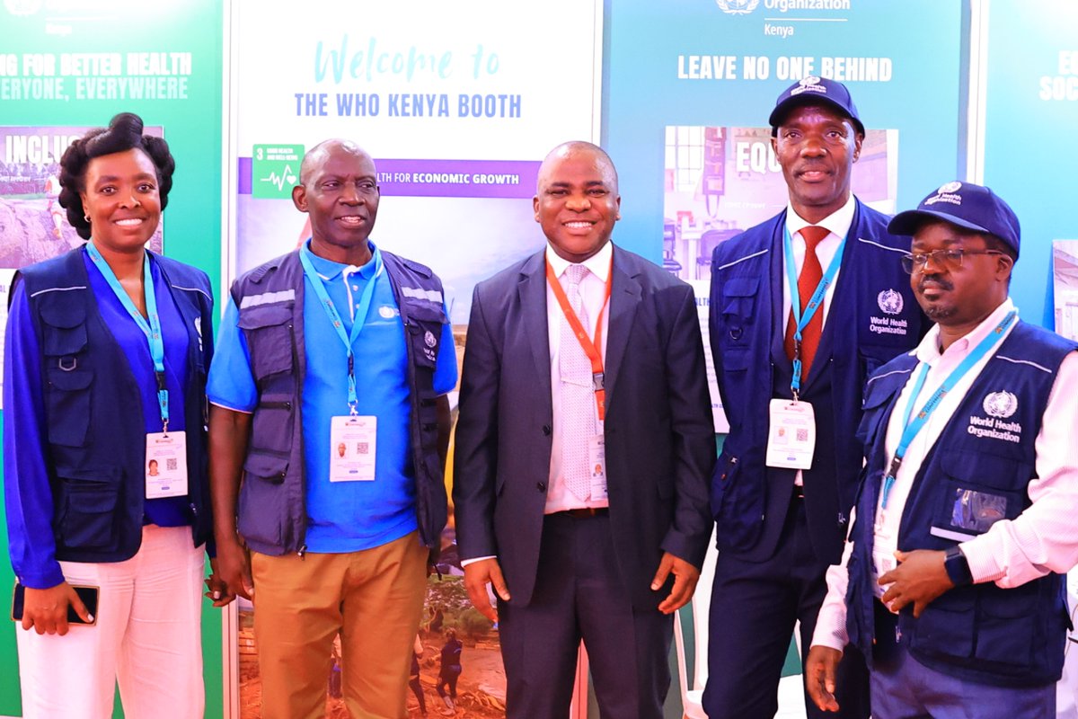 WHOKenya's tweet image. 🙏 Thank you #DevolutionConference2025!
Grateful to all partners working towards #HealthForAll across #Kenya!
@WHOKenya's exhibition booth buzzed with hundreds of engaged participants!