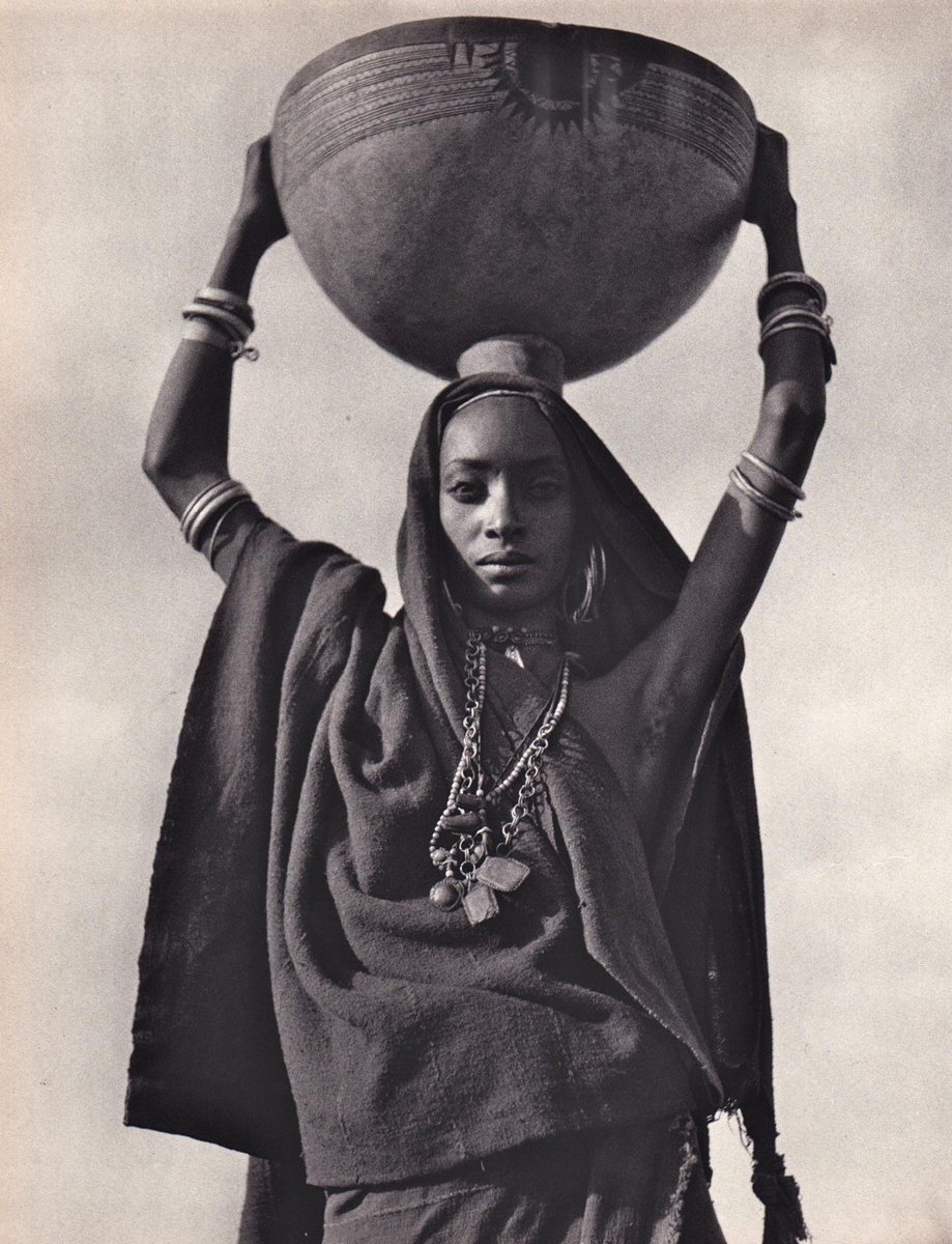 Fulani woman in Niger, 1956.